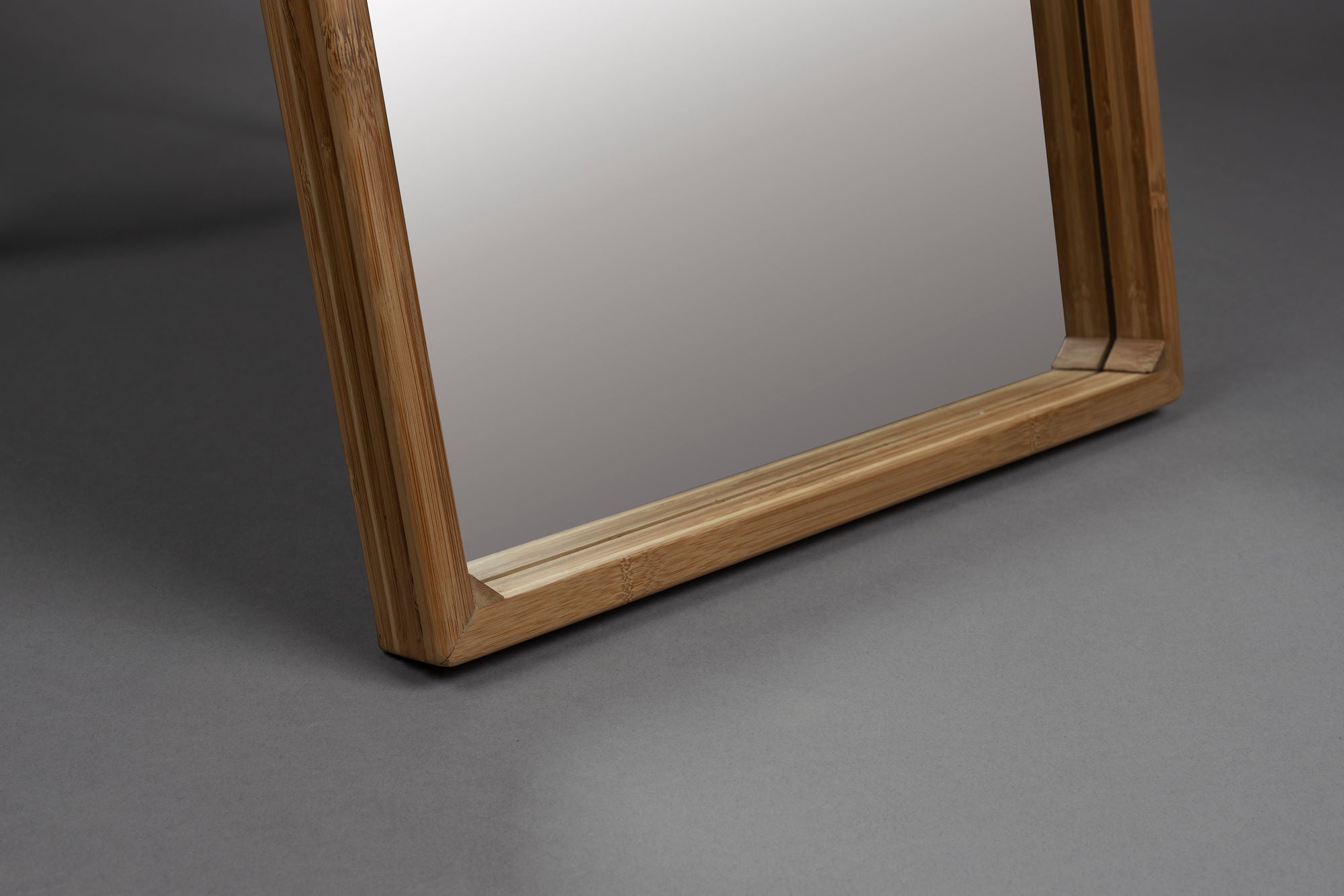 Dutchbone Caroun Natural Bamboo Standing Mirror